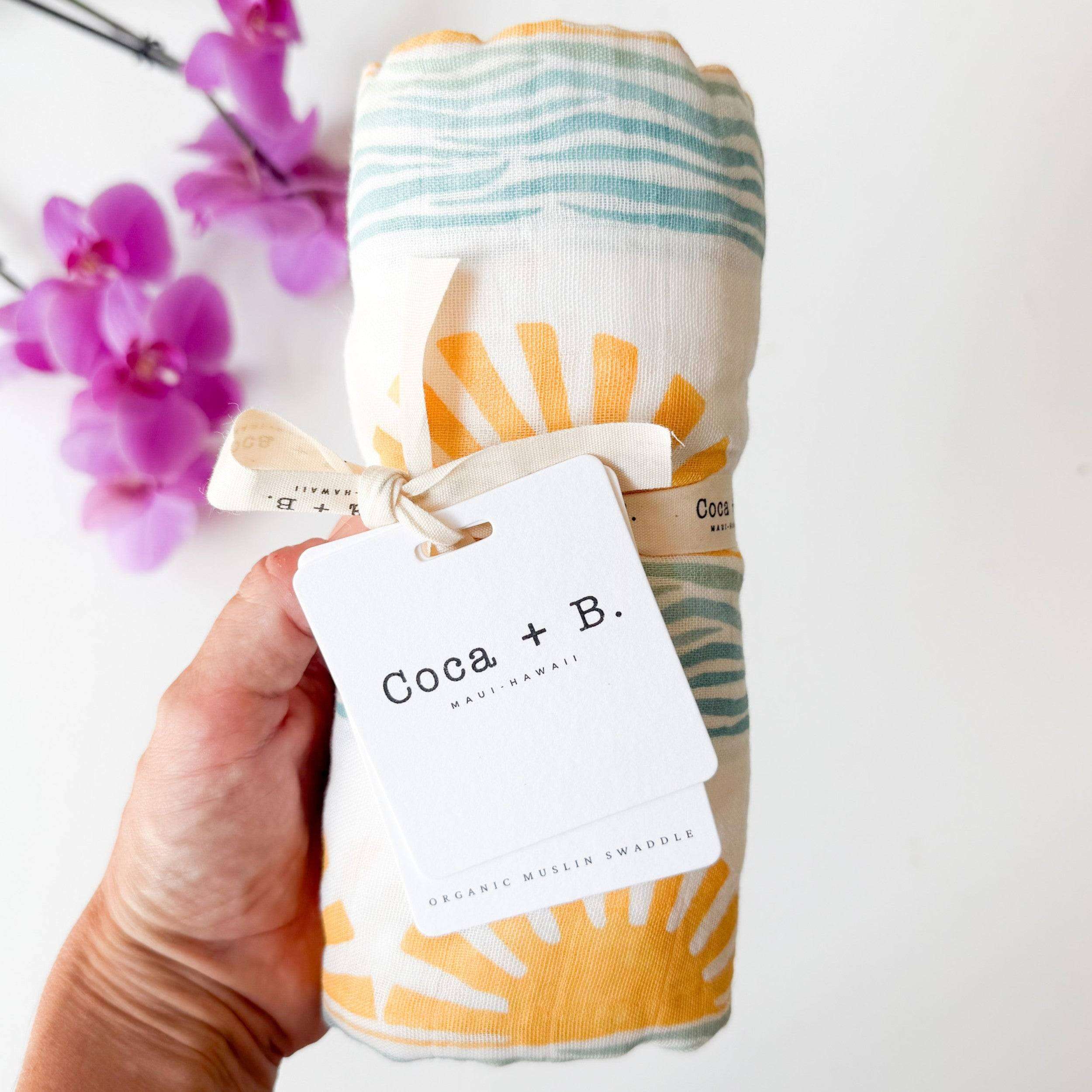 here comes the son theme baby swaddle