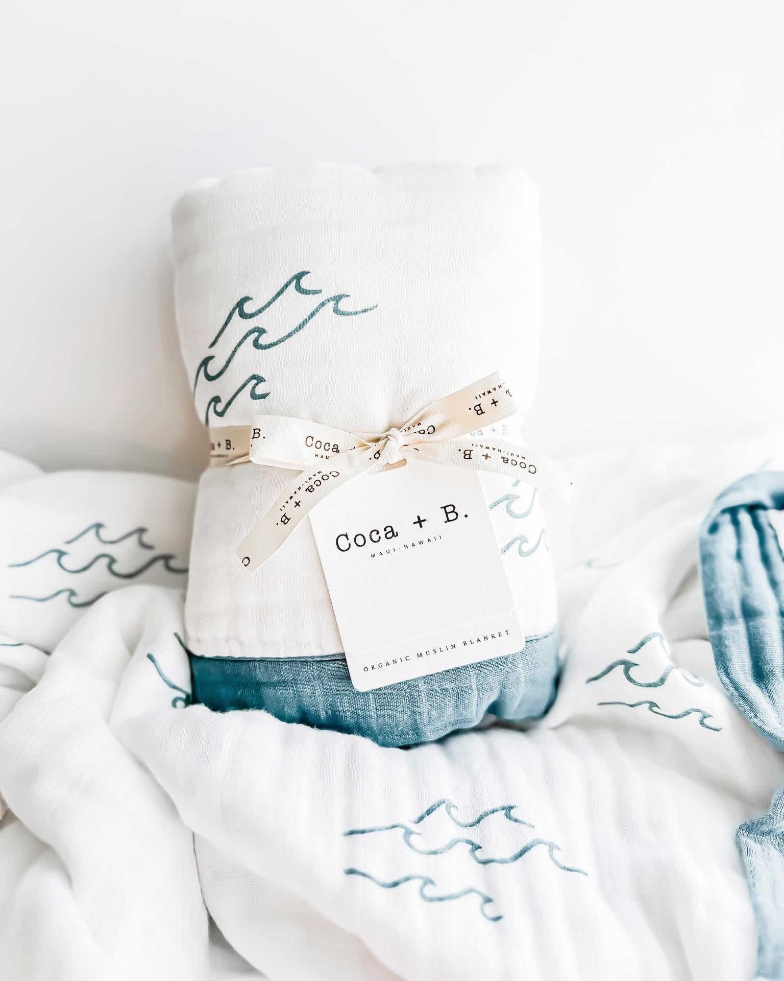 simple wave baby blanket collection