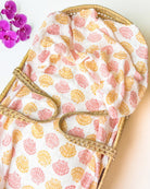 Sea Shell Print Organic Baby Swaddle - Coca + B.